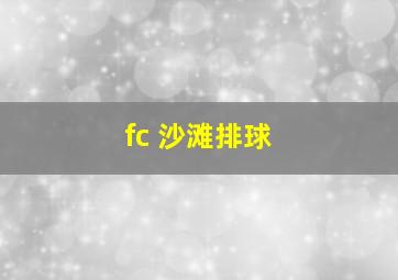 fc 沙滩排球